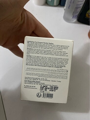 Beden Enzim peeling temizleme
