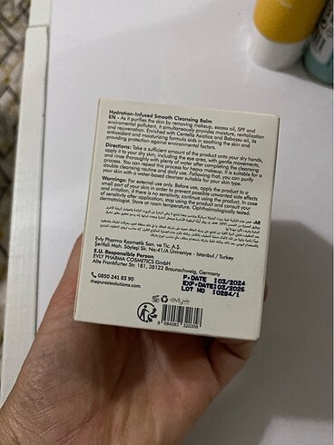 Beden Renk Yüz temizleme balm