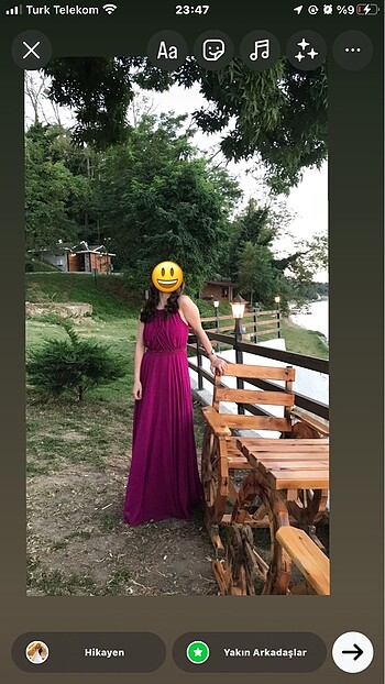 Şifon abiye