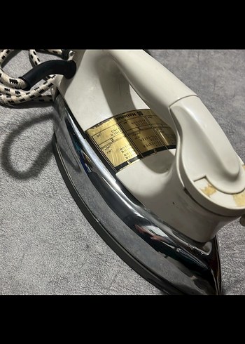 Parlak Beyaz Klasik Ütü eski - Görsel 7