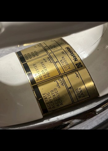 Parlak Beyaz Klasik Ütü eski - Görsel 2