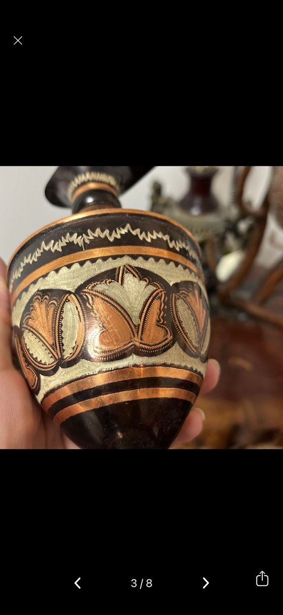 Erzincan işi bakır vintage - Görsel 3