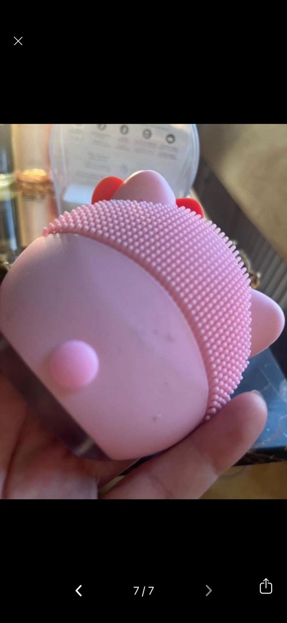 Pembe Hello Kitty Yüz Temizleme Cihazı - Görsel 4