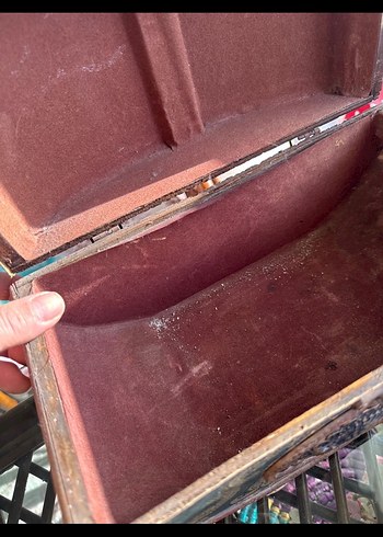 Antika otantik sandık vintage - Görsel 4