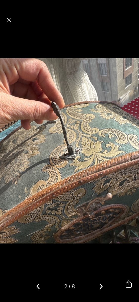 Antika otantik sandık vintage - Görsel 2