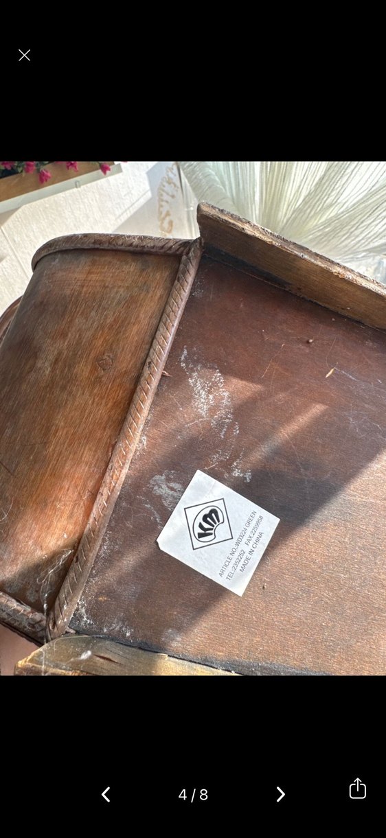 Antika otantik sandık vintage - Görsel 5