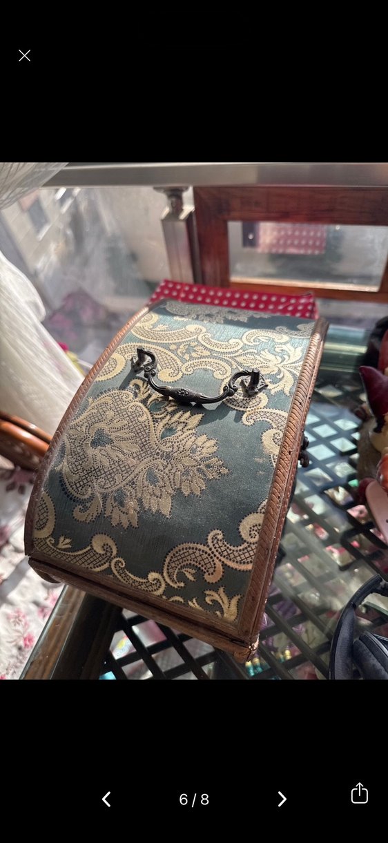 Antika otantik sandık vintage - Görsel 3