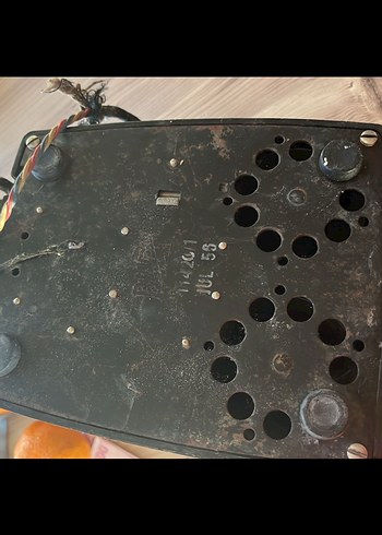 Siyah Döner Telefon antika - Görsel 6