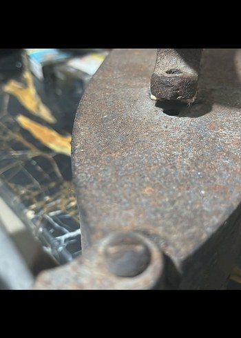 Izgaralı  Ahşap Saplı Antika Ütü - Görsel 7