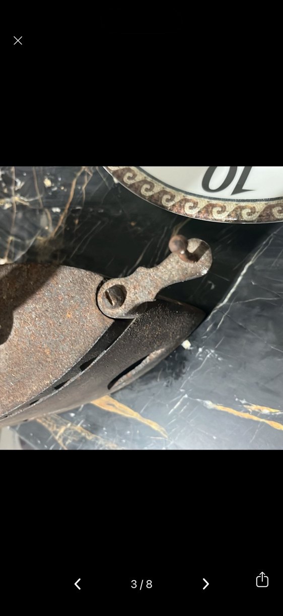 Izgaralı  Ahşap Saplı Antika Ütü - Görsel 3