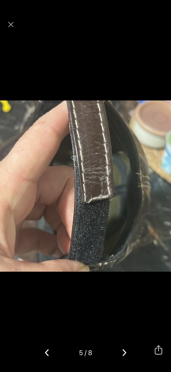 Kahverengi Deri erkek Şapka - Görsel 5