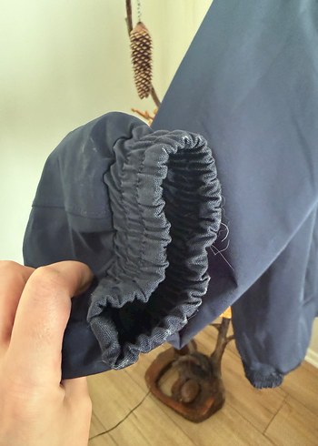 Düğmeli Lacivert Erkek Midi Mont - Görsel 7