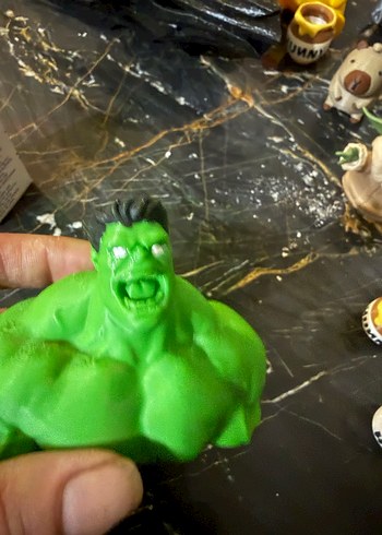 Parlak Yeşil Hulk Aksiyon Figürü 3 d