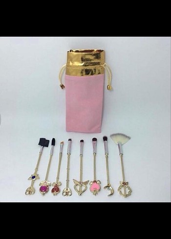 Pembe Makyaj Fırçası Seti - Görsel 5