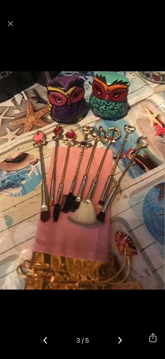 Pembe Makyaj Fırçası Seti - Görsel 3