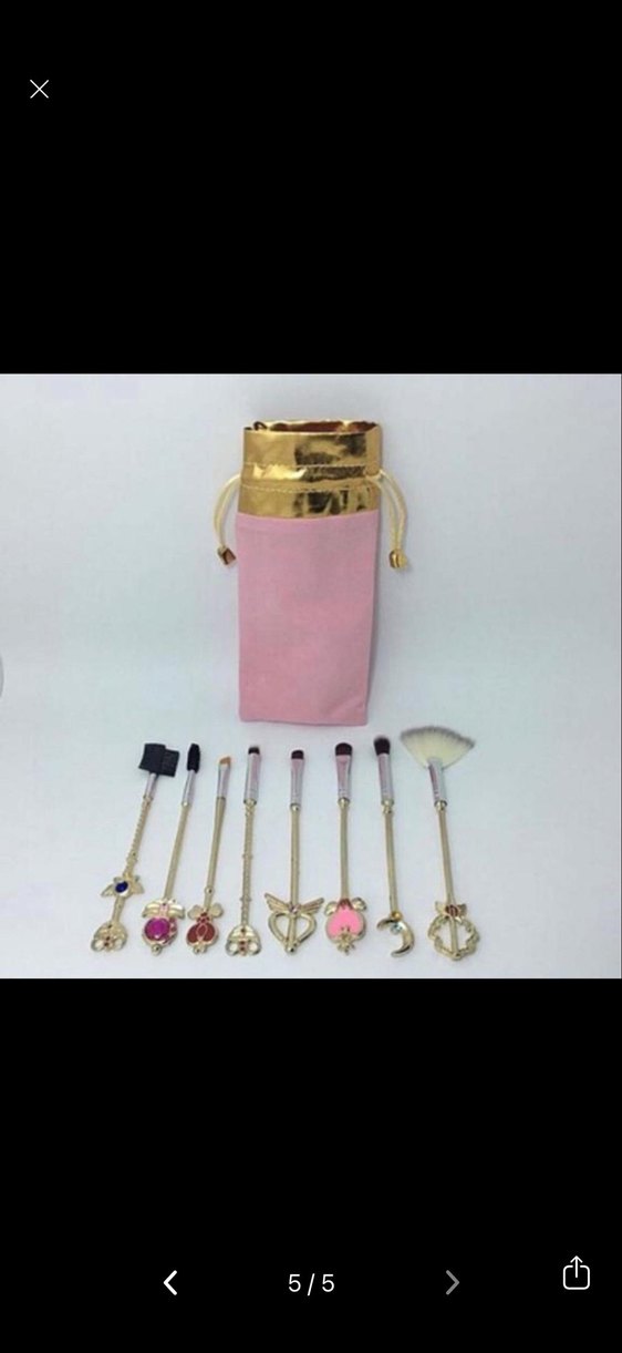 Pembe Makyaj Fırçası Seti - Görsel 5