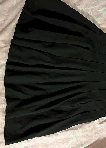 Urban Outfitters Kadın Siyah Pilili Etek