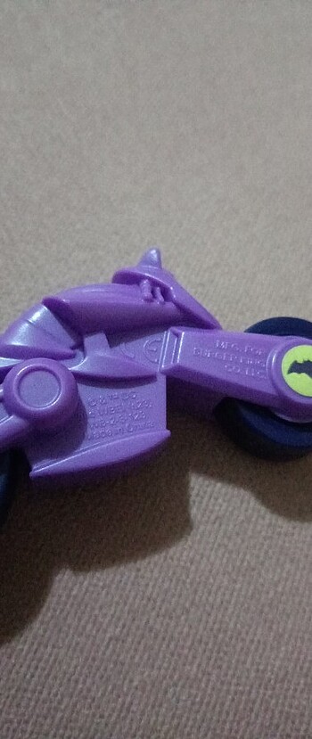  Beden Renk Burger King Hungry Jacks Kids Meal Toy - DC Batwheels Motorcycle