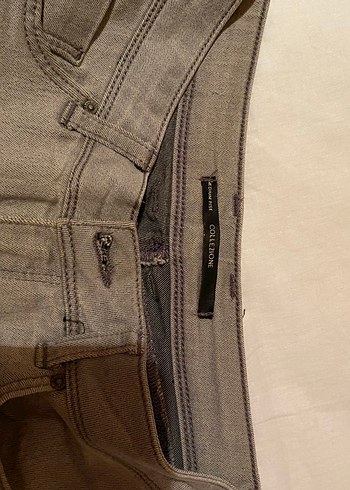 Collezione Kadın gri dar paça Pantolon