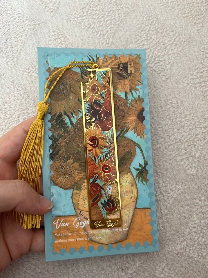 Sanat Temalı Metal Kitap Ayracı Seti - Görsel 4