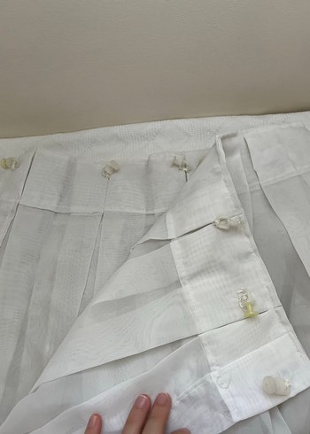 Gül desenli tül perde - Görsel 3