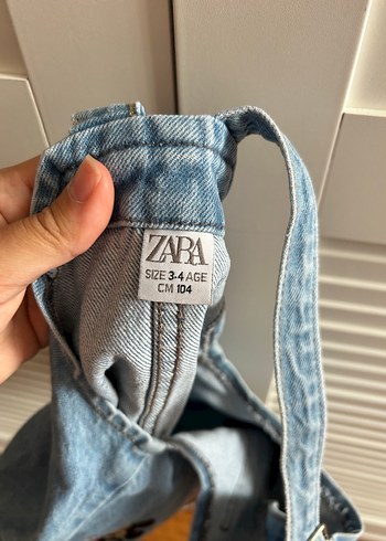 Zara Kız Çocuk Denim Elbise