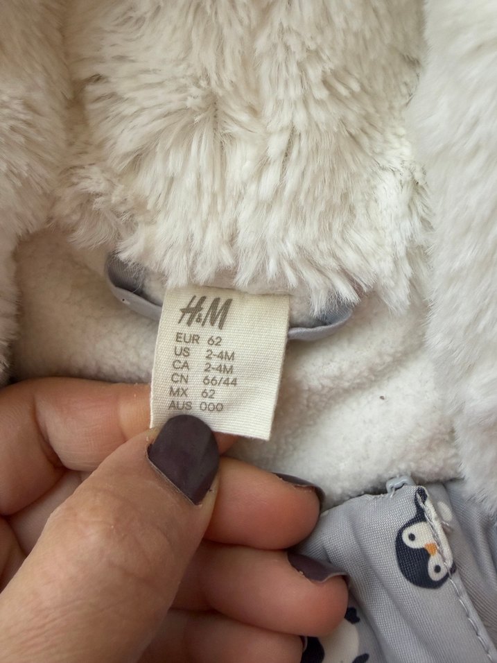 Gri Kapüşonlu Bebek Astronot Tulumu - Görsel 3