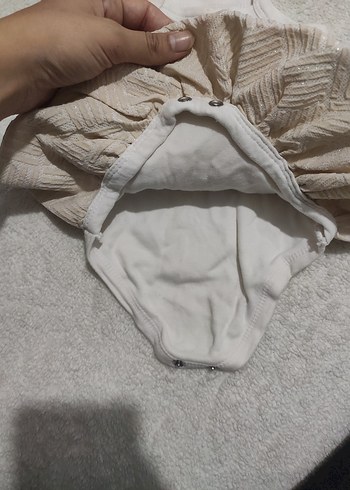 HelloBaby Kız Çocuk Kolsuz Beyaz Bohem Elbise