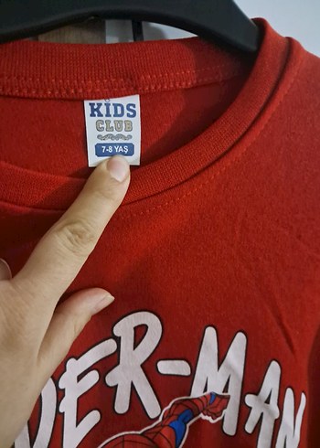 Örümcek Adam Baskılı Kırmızı Erkek Eşofman Takımı - Görsel 3