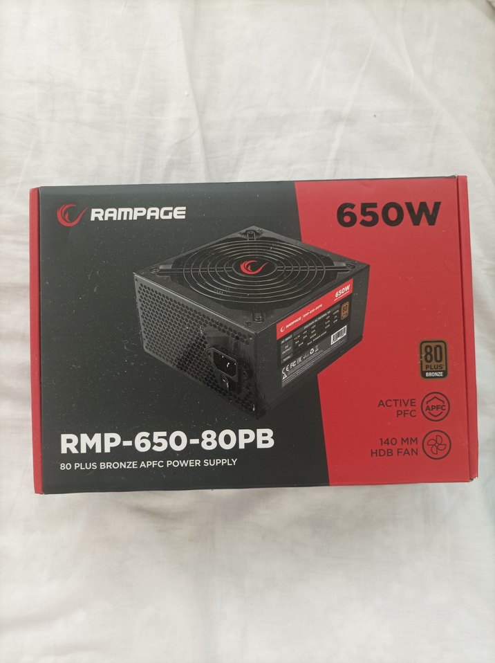 Rampage Siyah Bilgisayar Güç Kaynağı - Görsel 2