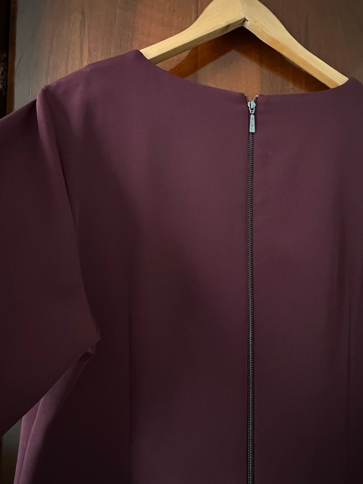 Vişne Çürüğü Midi Kadın Elbise - Görsel 3