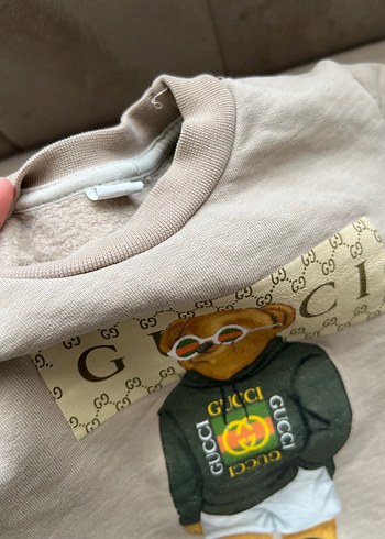 Erkek Çocuk Gri Baskılı Sweatshirt - Görsel 4