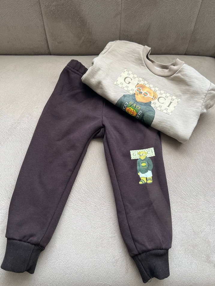 Erkek Çocuk Gri Baskılı Sweatshirt - Görsel 3