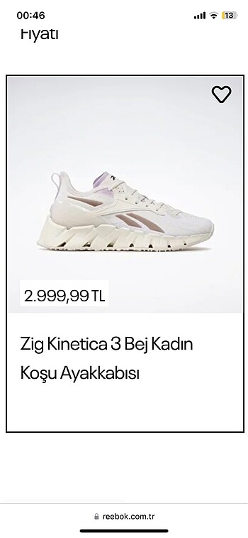 Reebok spor ayakkabı