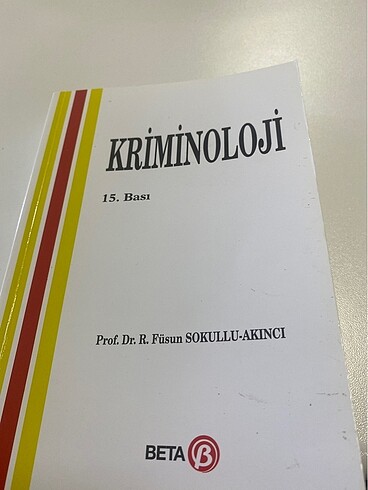 Kriminoloji kitabı