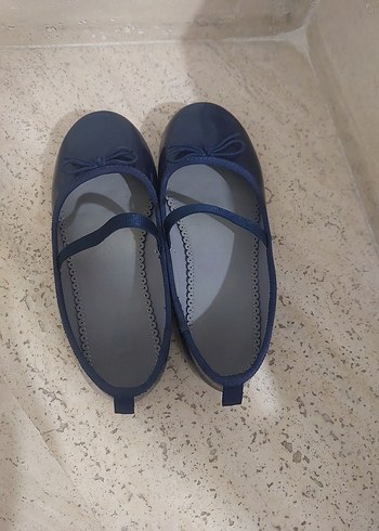 Kız Çocuk Lacivert Tokalı Babet - Görsel 5