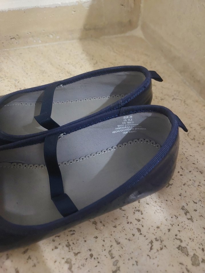 Kız Çocuk Lacivert Tokalı Babet - Görsel 4