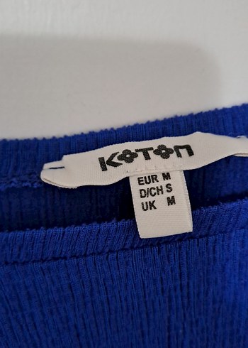 Mavi Keten Kadın Fırfırlı Uzun Kollu Kazak - Görsel 4