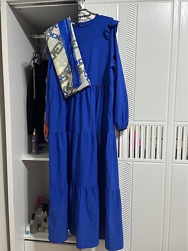 Yazlık mavi elbise