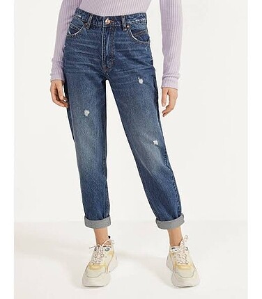 bershka mom jean