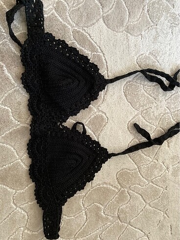 s Beden siyah Renk Bikini üstü