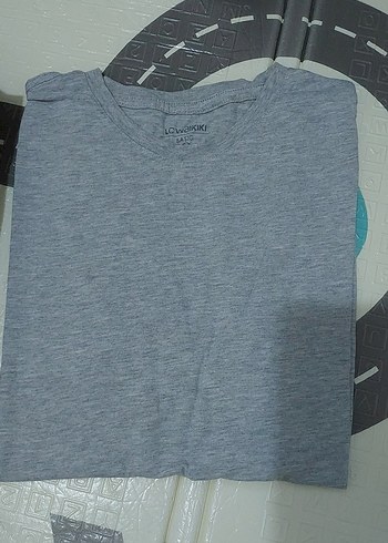 Gri Baskılı Erkek Tişört Loose Fit - Görsel 7