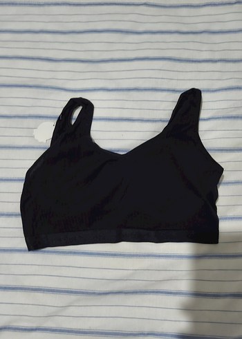 Siyah Midi Spor Sütyeni - Görsel 3