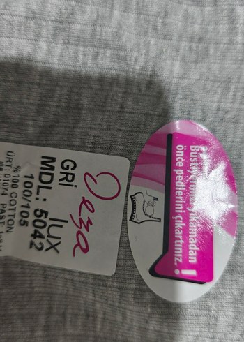 Gri Sporcu Sütyeni Midi Boy - Görsel 9