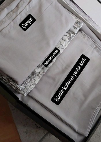 Gri Desenli 9 Parça Schafer Nevresim Takımı - Görsel 5