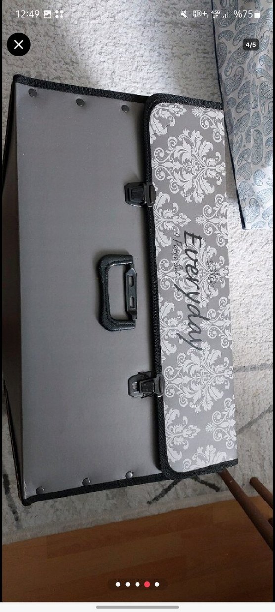 Gri Desenli 9 Parça Schafer Nevresim Takımı - Görsel 4