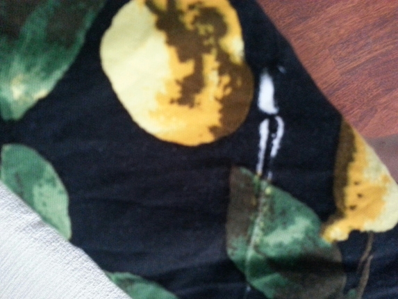 Markasız Ürün limon desenli casual kumas pantalon