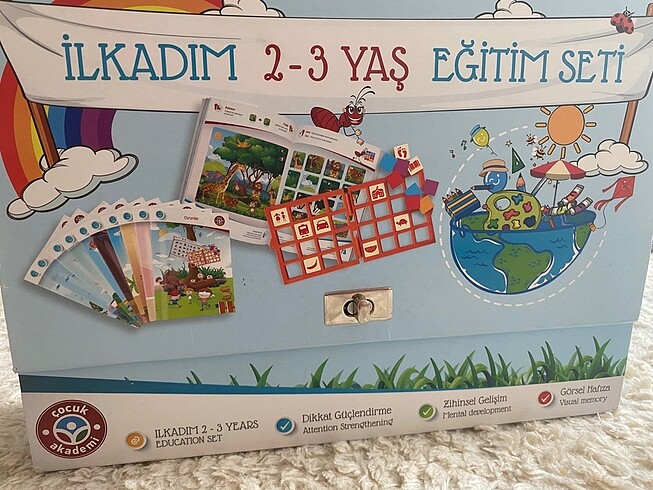 Çocuk akademi 2-3 yaş eğitim seti
