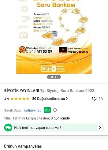 tyt biyoloji biyotik yayınları soru bankasi