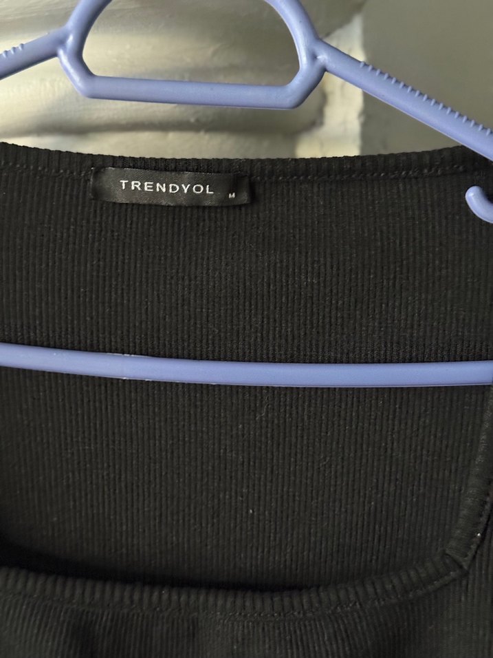 Siyah Uzun Kollu mini Elbise - Görsel 5